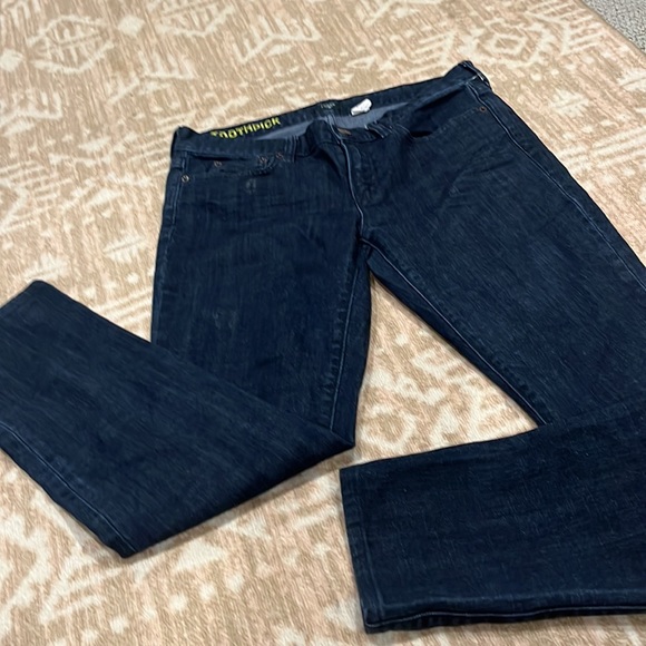 J.Crew Toothpick Dark Classic Blue Skinny Jeans 31 - Picture 5 of 9
